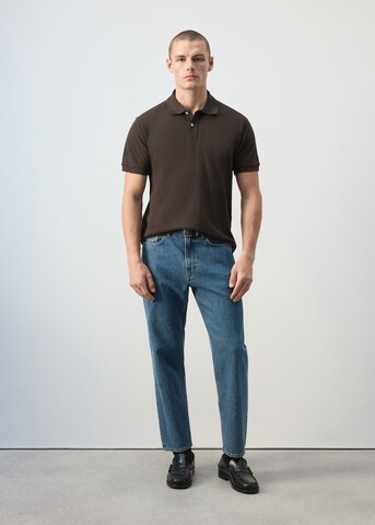 Tricou 'REA' de la MANGO MAN pe maro