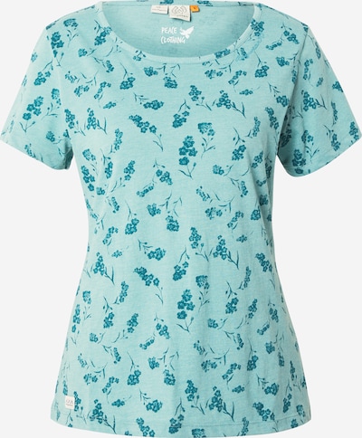Ragwear T-Shirt 'MINTT FLOWER' in aqua / cyanblau, Produktansicht