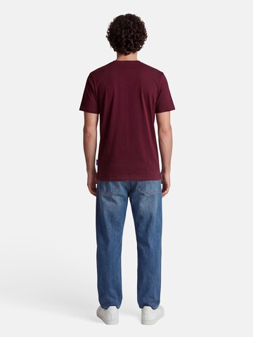 salzhaut Shirt 'Diek' in Rood