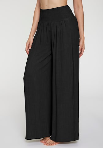Wide leg Pantaloni di FRENCH CONNECTION in nero: frontale