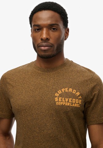 Superdry Shirt 'Copper' in Brown