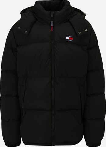 Tommy Jeans Plus Winter Jacket 'Alaska' in Black: front