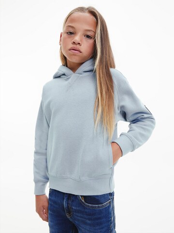 Calvin Klein Jeans Sweatshirt in Blauw: voorkant