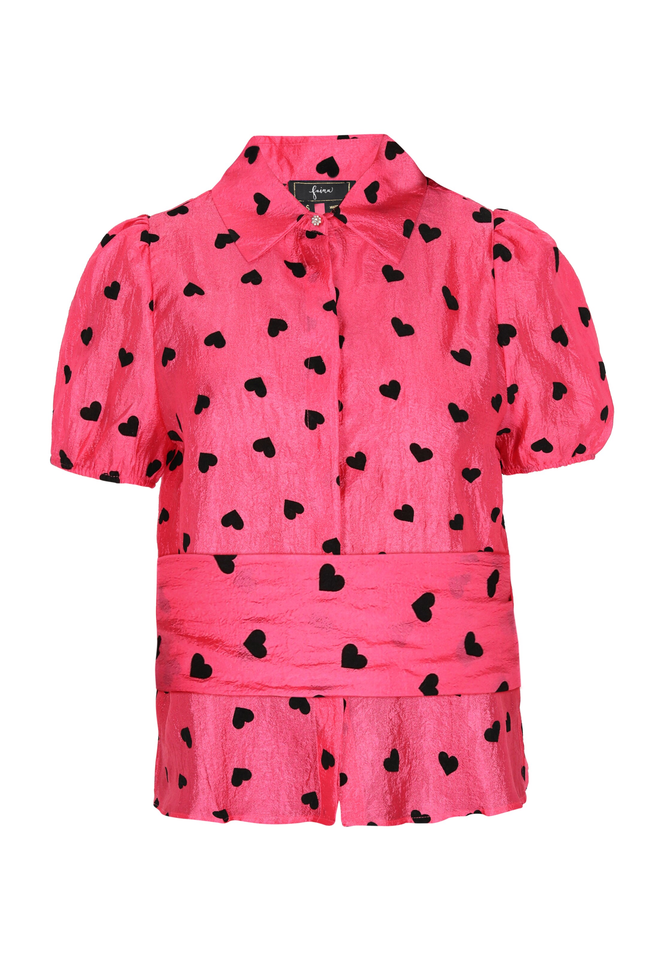 faina Блузка 'Fashion Look' в Ярко-розовый: спереди