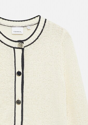 COMMA Gebreid vest in Beige