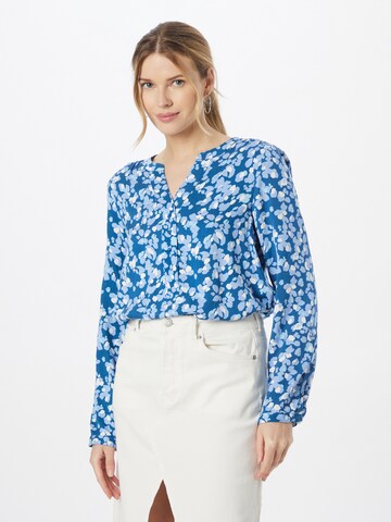 ZABAIONE Blouse 'Annabelle' in Blauw: voorkant