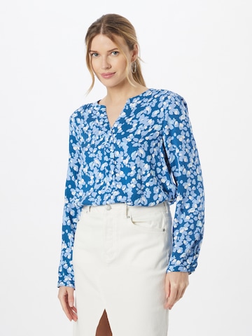 ZABAIONE Blouse 'Annabelle' in Blue: front