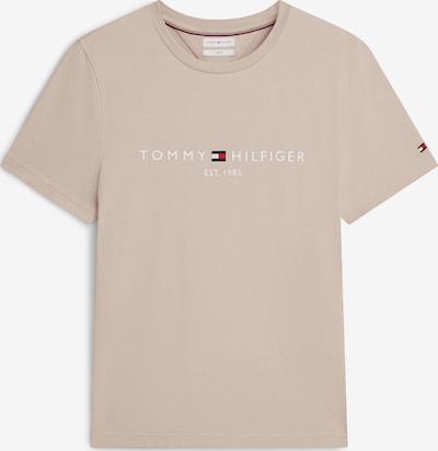 Marškinėliai iš TOMMY HILFIGER, spalva – smėlio spalva / balta, Prekių apžvalga