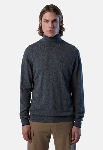 North Sails Sweater in Grey: front