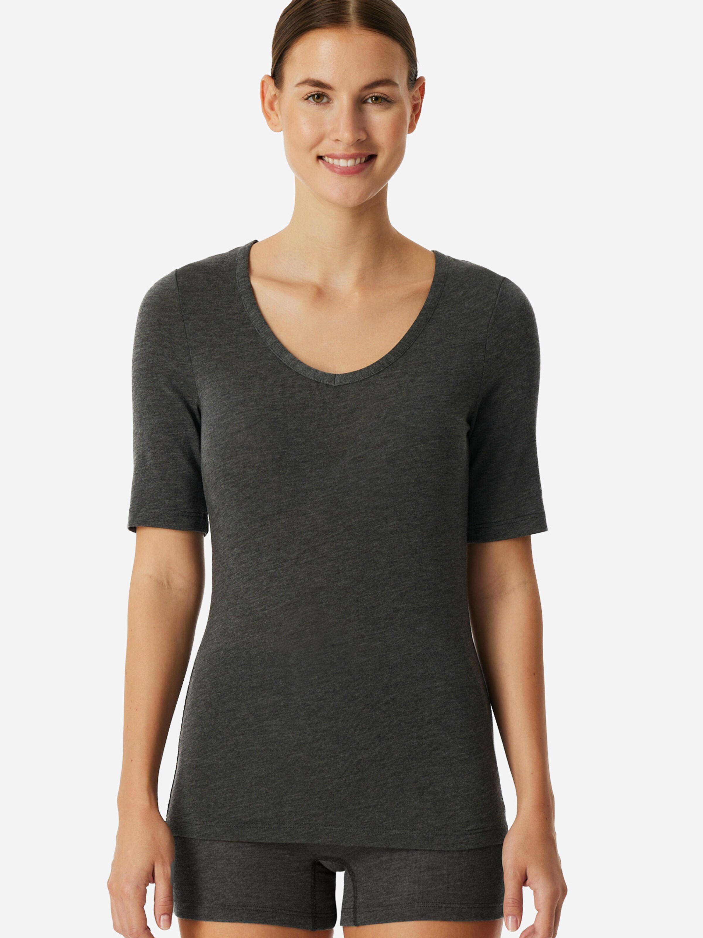 Maillot de corps SCHIESSER en gris : devant