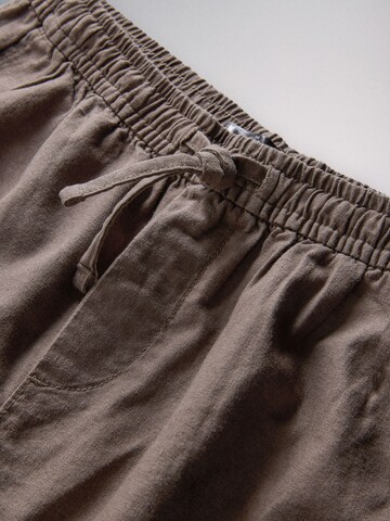 Regular Pantalon The Set en marron