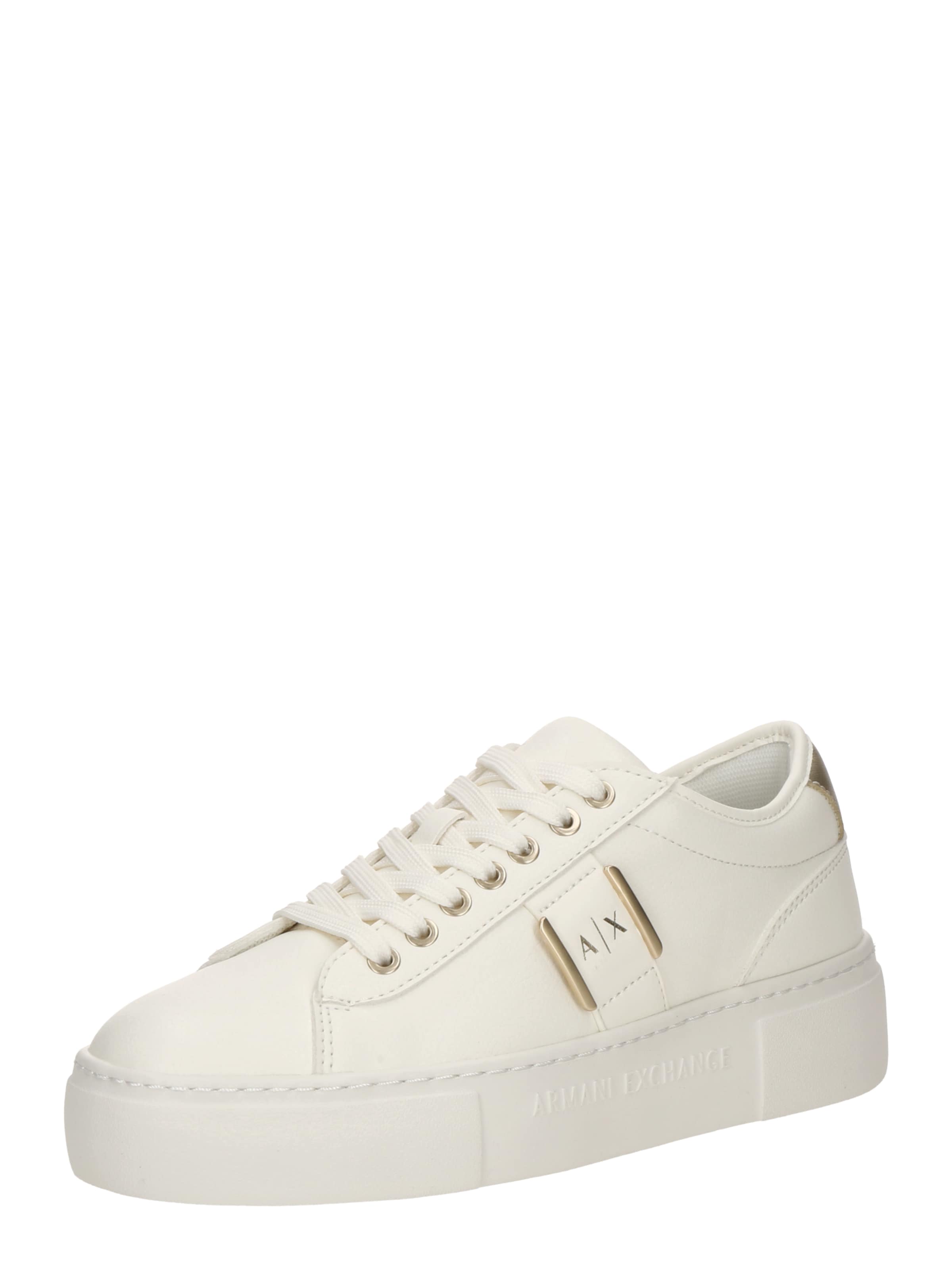 Sneaker low de la ARMANI EXCHANGE pe alb: față