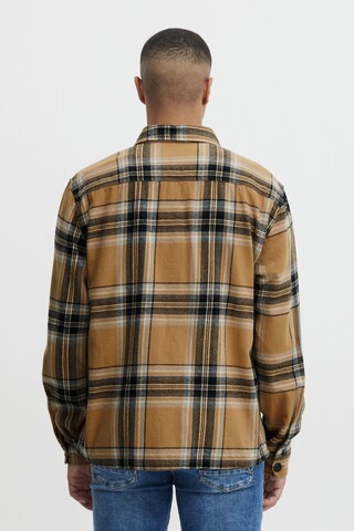 BLEND Regular fit Button Up Shirt in Brown