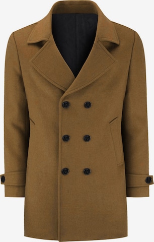ALLTHEMEN Winter Coat 'Winterglanz' in Green: front
