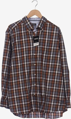 MAERZ Muenchen Button Up Shirt in XXL in Brown: front