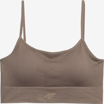 4F Sporttop in Bruin: voorkant