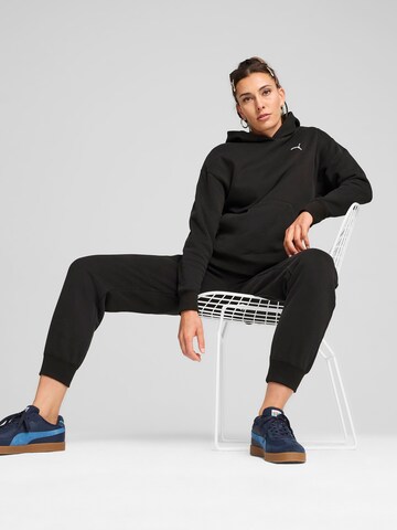 PUMA Trainingspak in Zwart: voorkant
