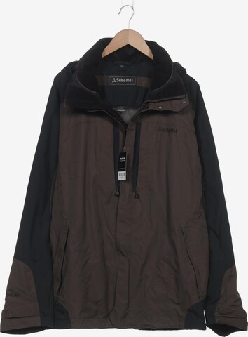 Schöffel Jacket & Coat in XXL in Brown: front