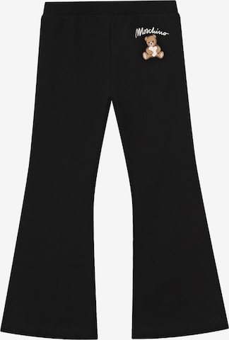 MOSCHINO Regular Broek 'Pantalone nero per bambina' in Zwart: voorkant