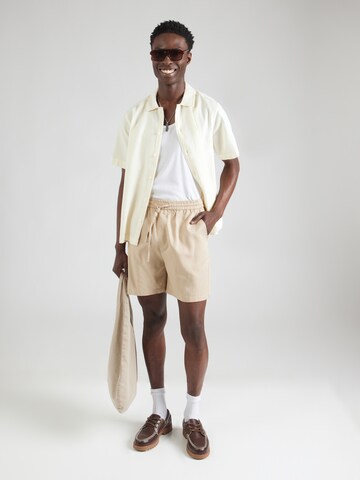 Only & Sons Comfort Fit Риза 'ONSSAVIER' в бяло