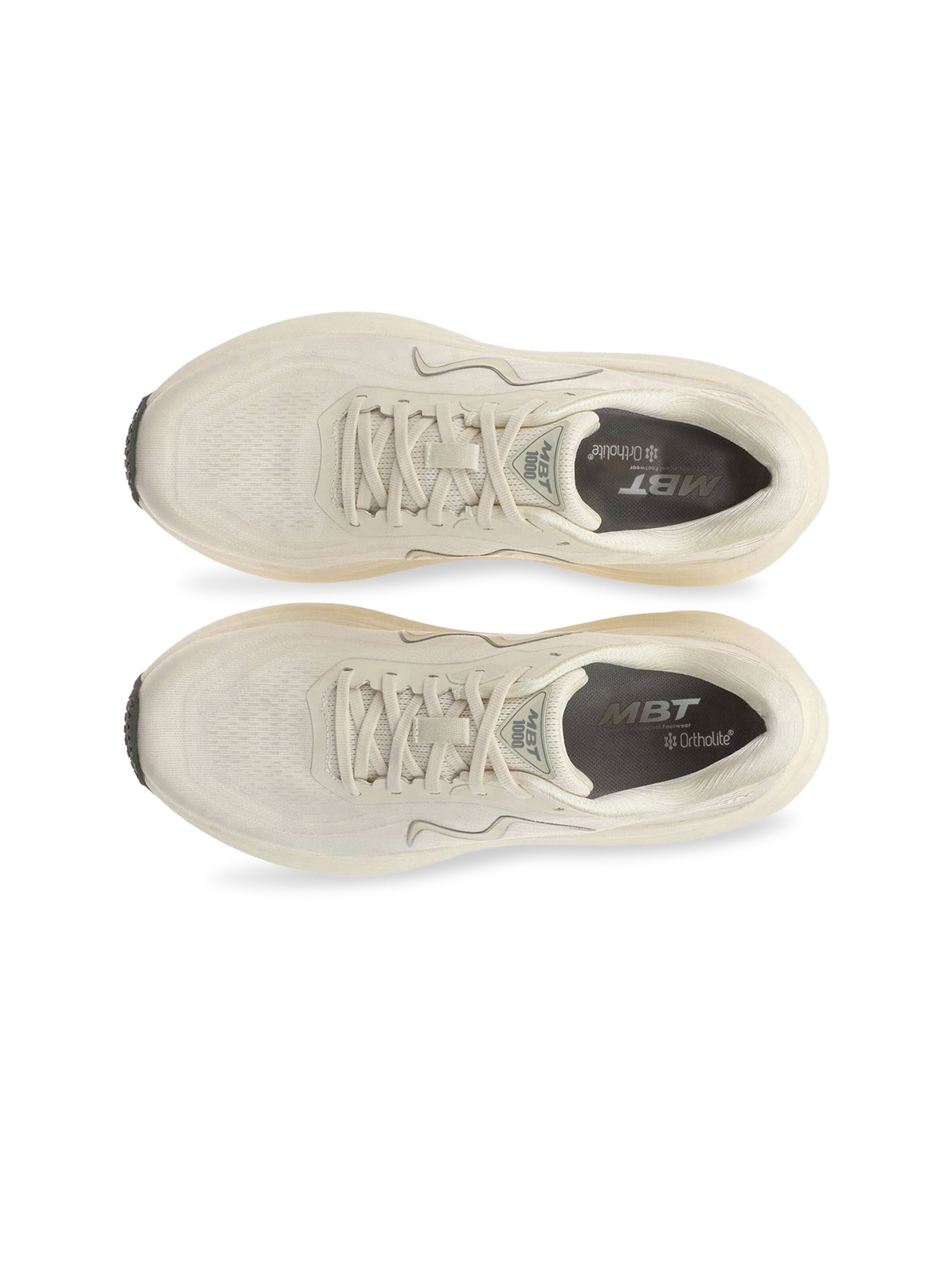 MBT - Sapatilhas slip-on ' MBT-1000 LACE UP ' em bege: topo