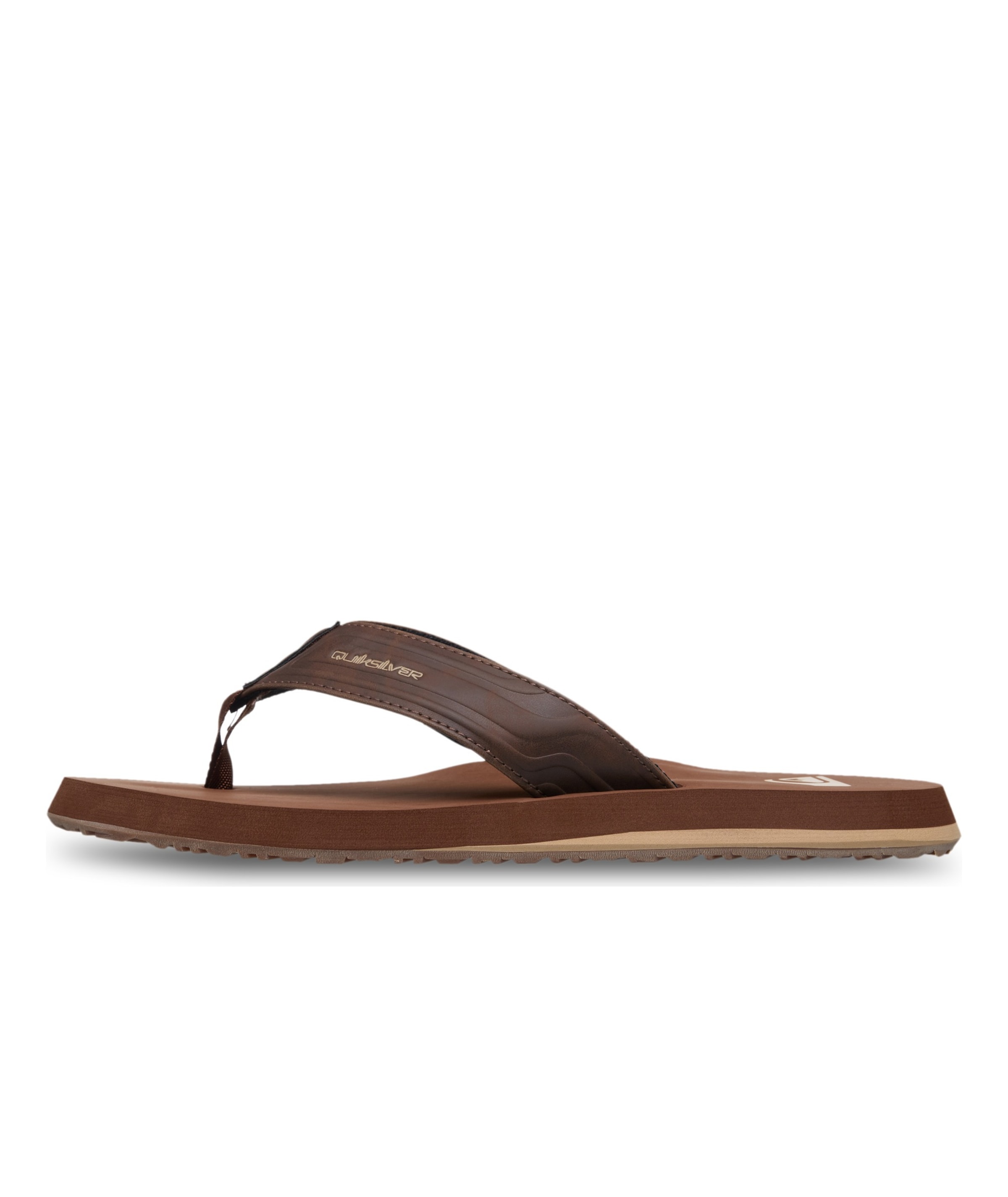 QUIKSILVER T-Bar Sandals in Brown: front