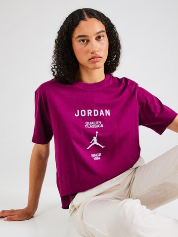 Jordan Футболка в Красный: спереди