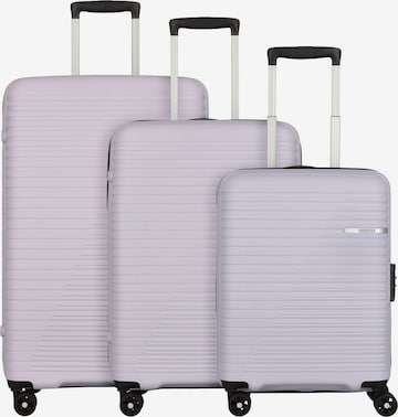 American Tourister Kofferset 'Liftoff ' in Lila: Vorderseite