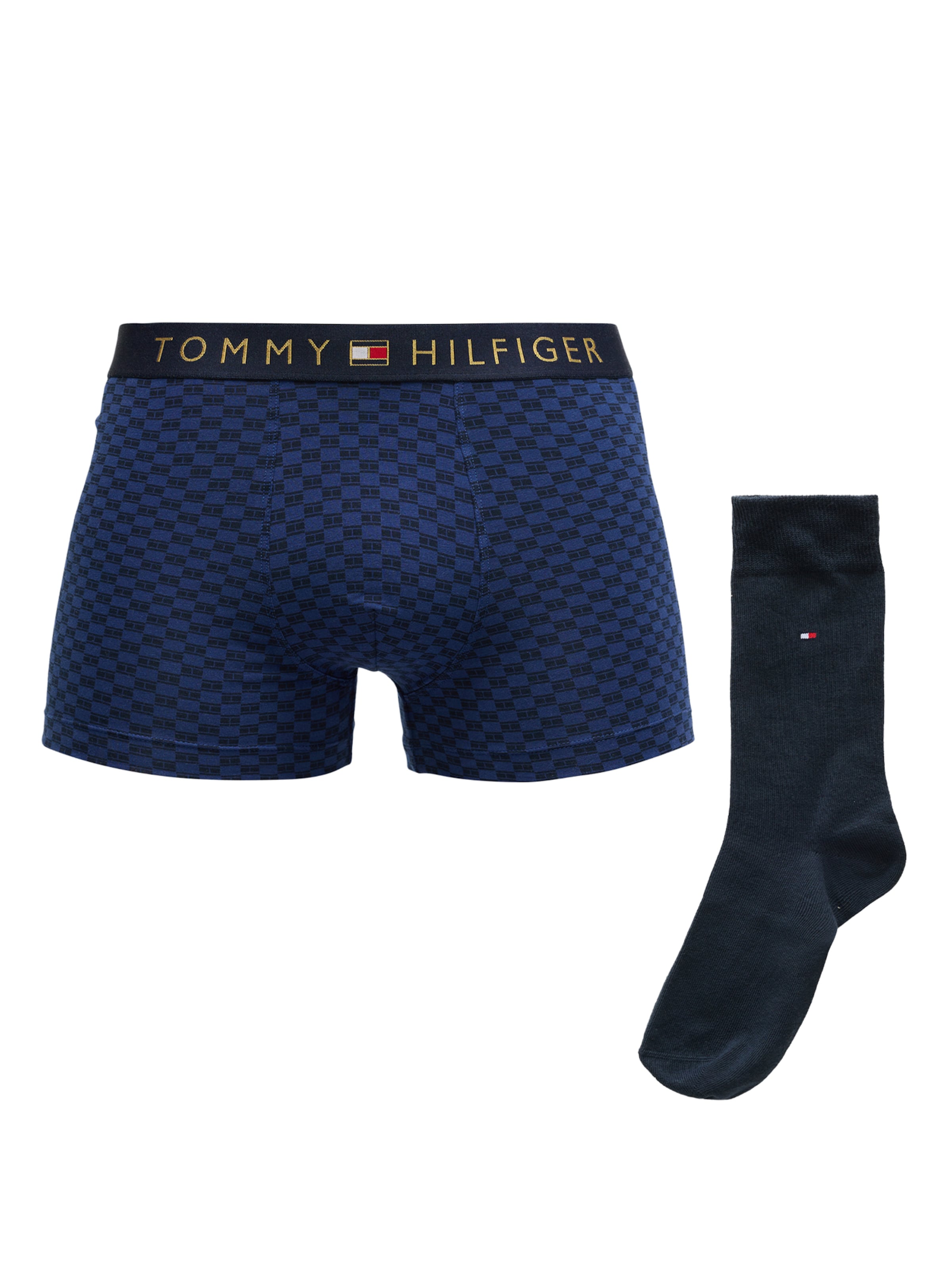 Tommy Hilfiger Underwear Шорты Боксеры в Синий: спереди