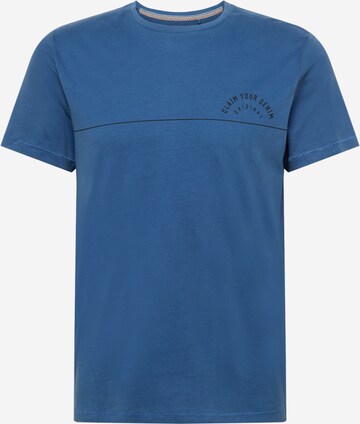 BLEND Shirt 'TEE' in Blauw: voorkant
