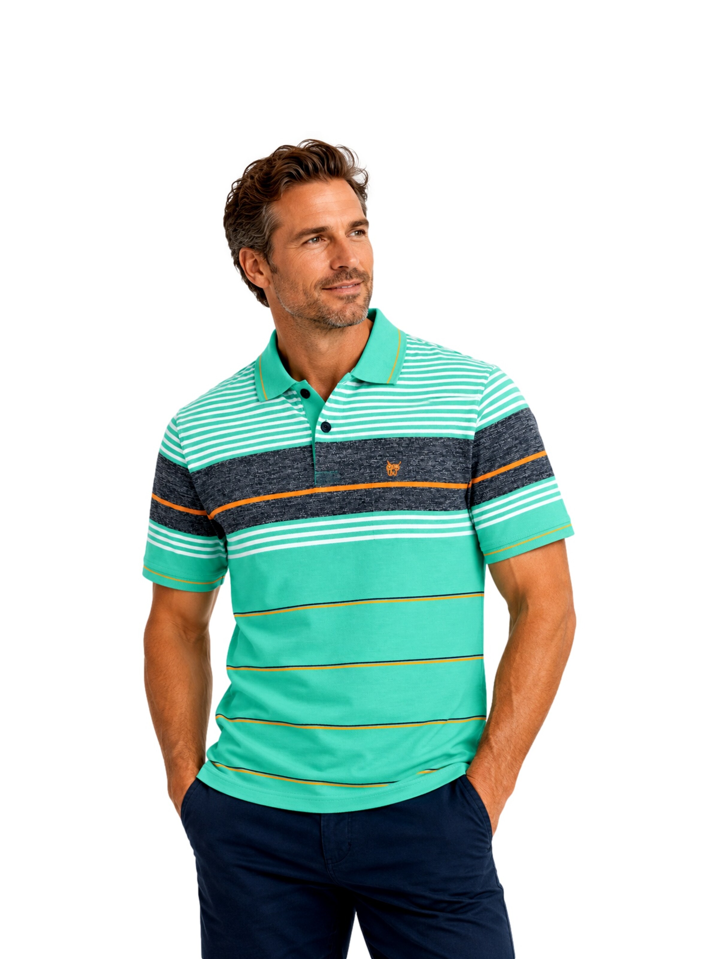 T-Shirt HAJO en vert : devant