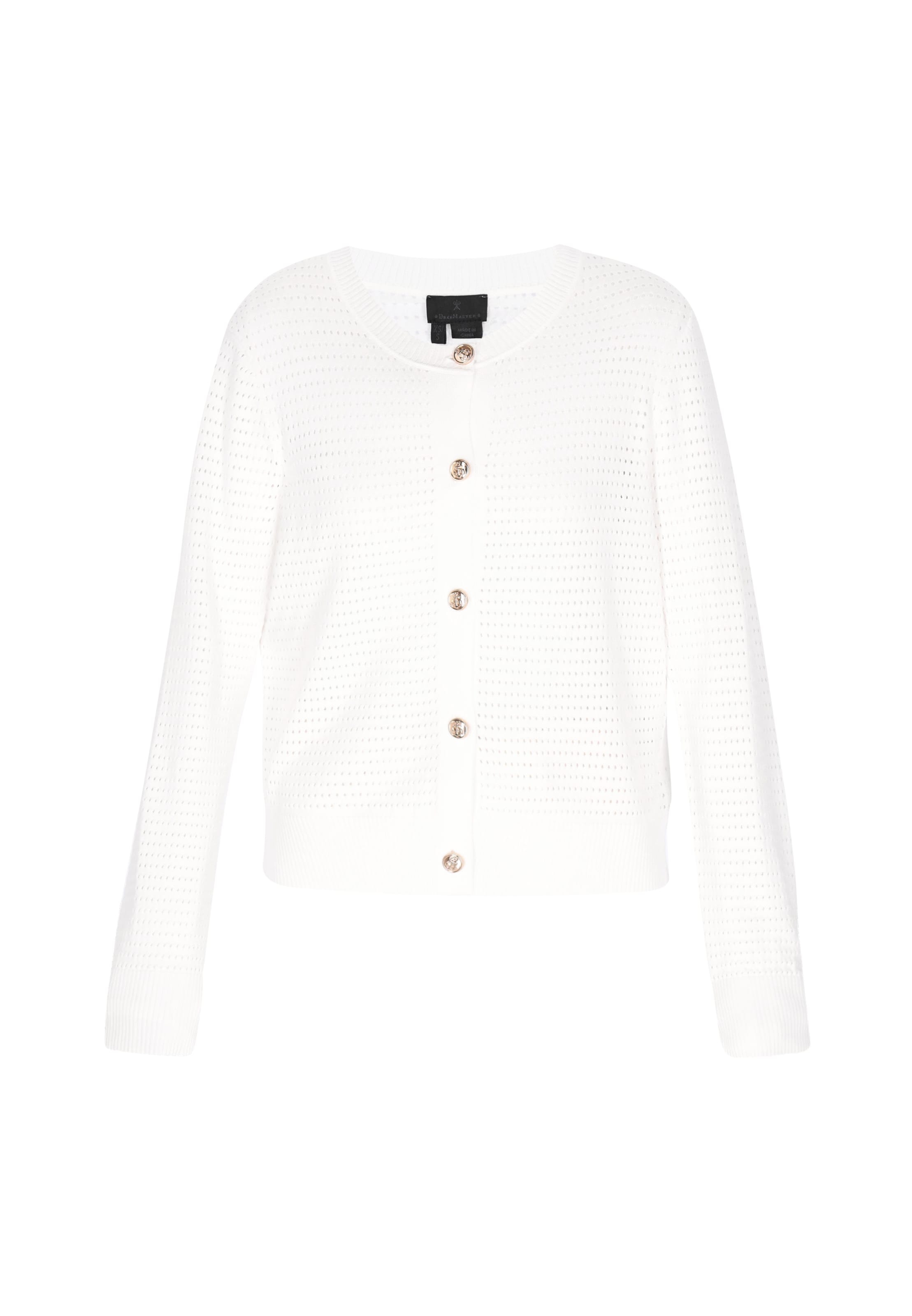 DreiMaster Klassik - Cárdigan en blanco: frente