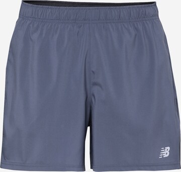 new balance Regular Спортен панталон 'Core Run 5' в сиво: отпред