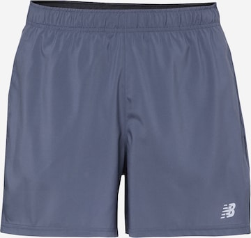 new balance - regular Pantalón deportivo 'Core Run 5' en gris: frente