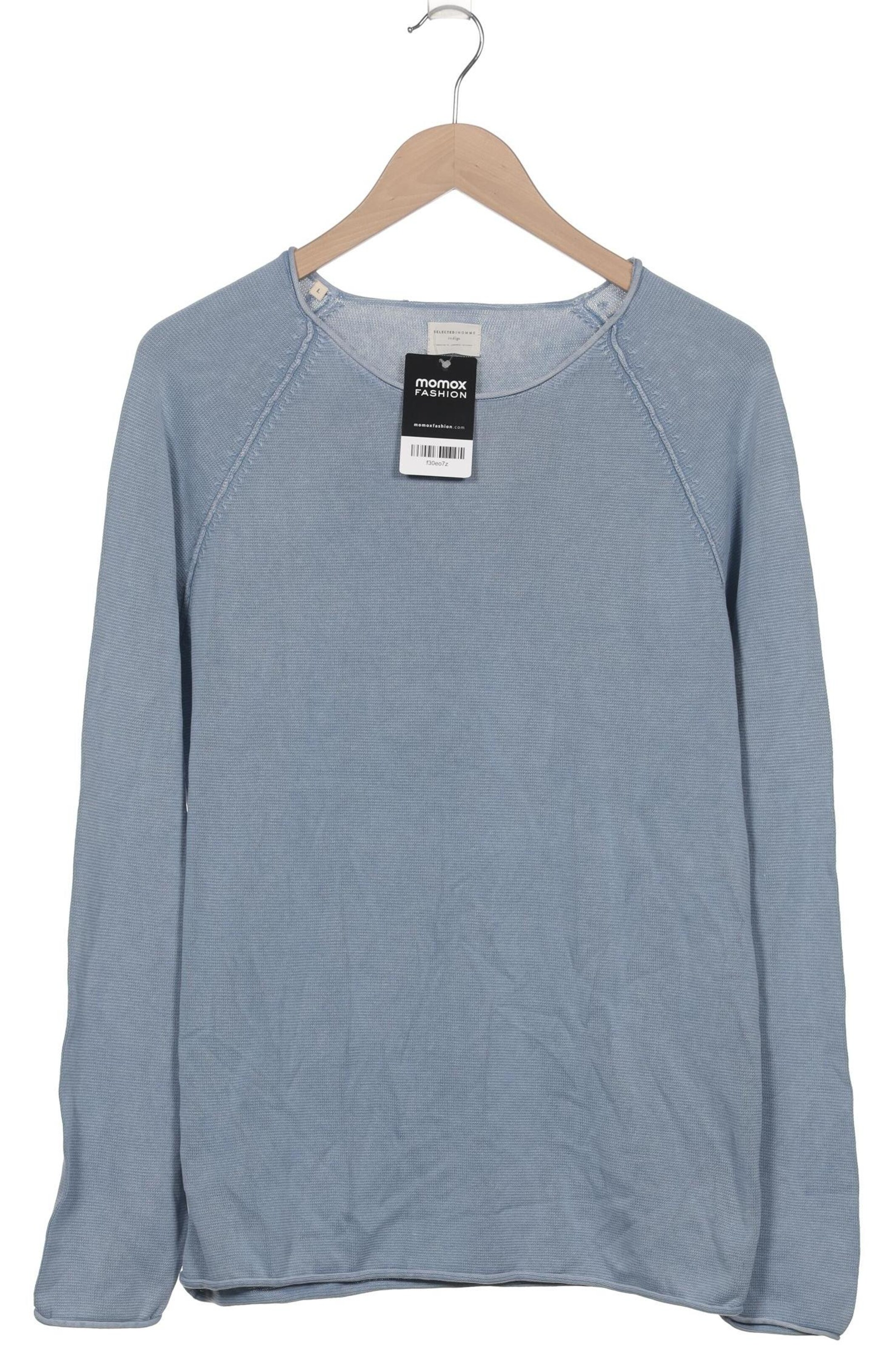 SELECTED Sweater & Cardigan in L in Blue: front