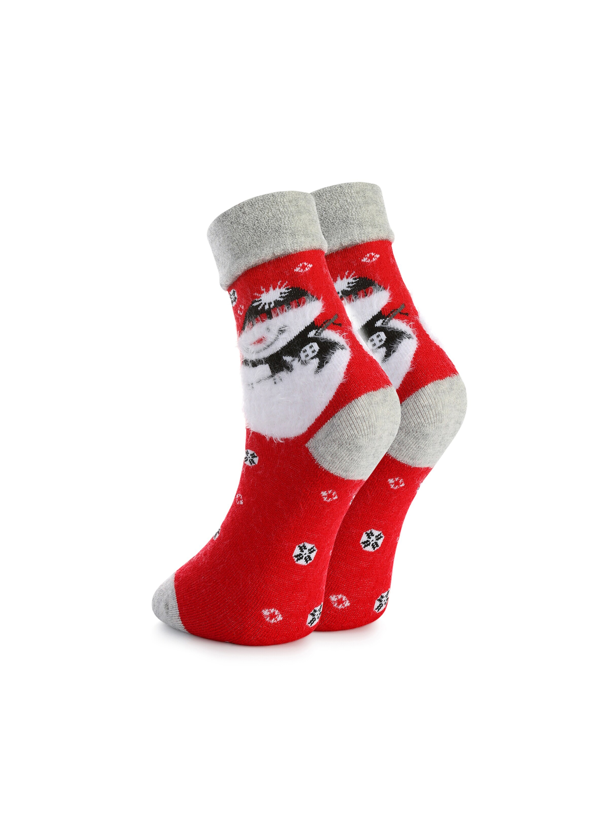 Chaussettes 'Weihnachten Santa' Crea Socks en rouge
