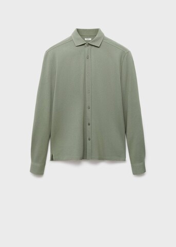 MANGO TEEN Regular fit Button Up Shirt 'Antonio' in Green