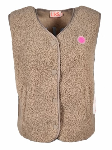 Gilet LIKS. Munich en beige : devant