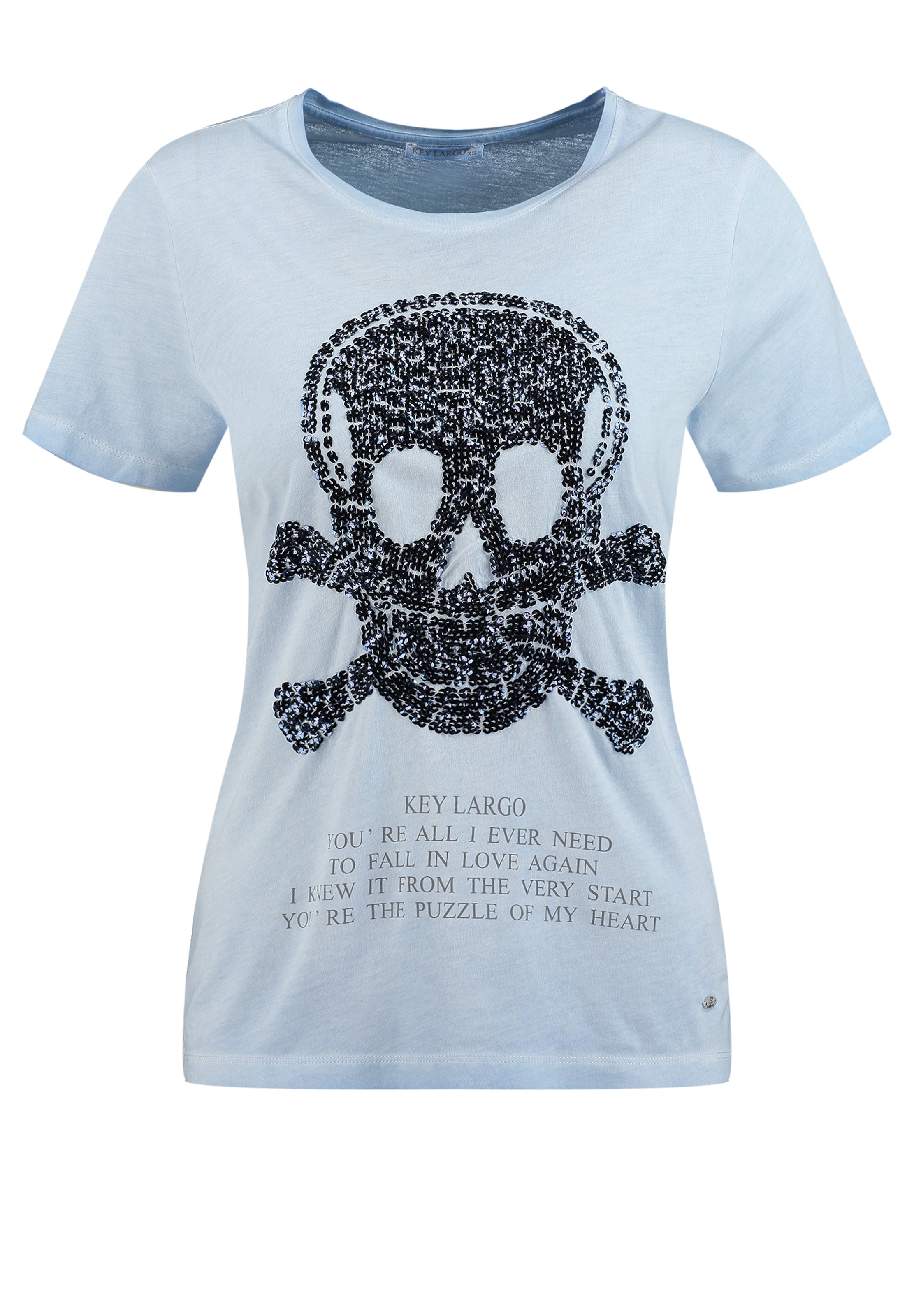 Key Largo Särk 'Bone' suitsusinine / must, Tootevaade