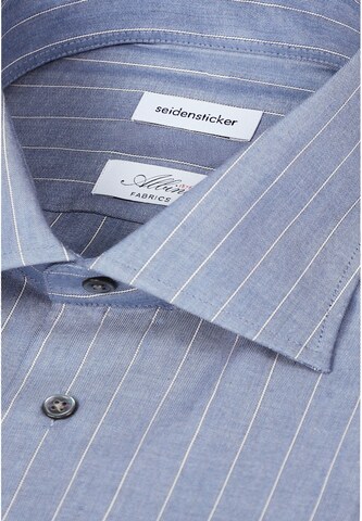 SEIDENSTICKER Slim fit Overhemd in Blauw