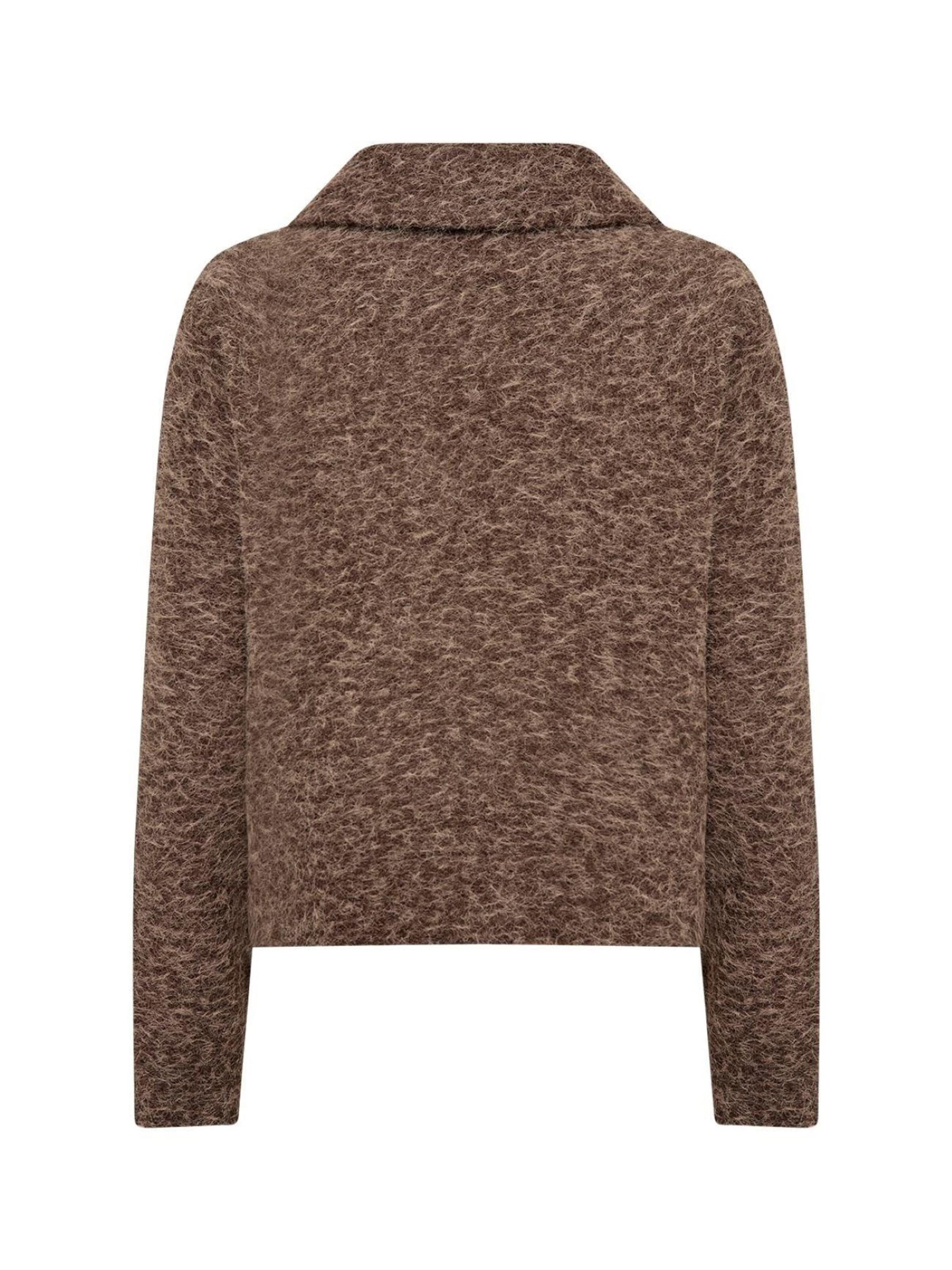 Soyaconcept Knit Cardigan 'HIRE' in Brown