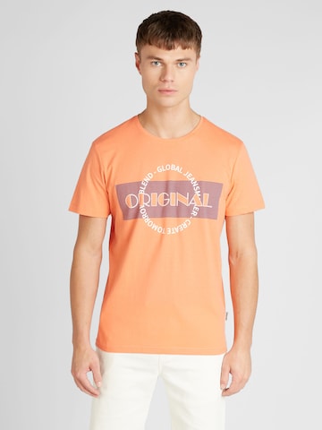 BLEND Majica | oranžna barva: sprednja stran