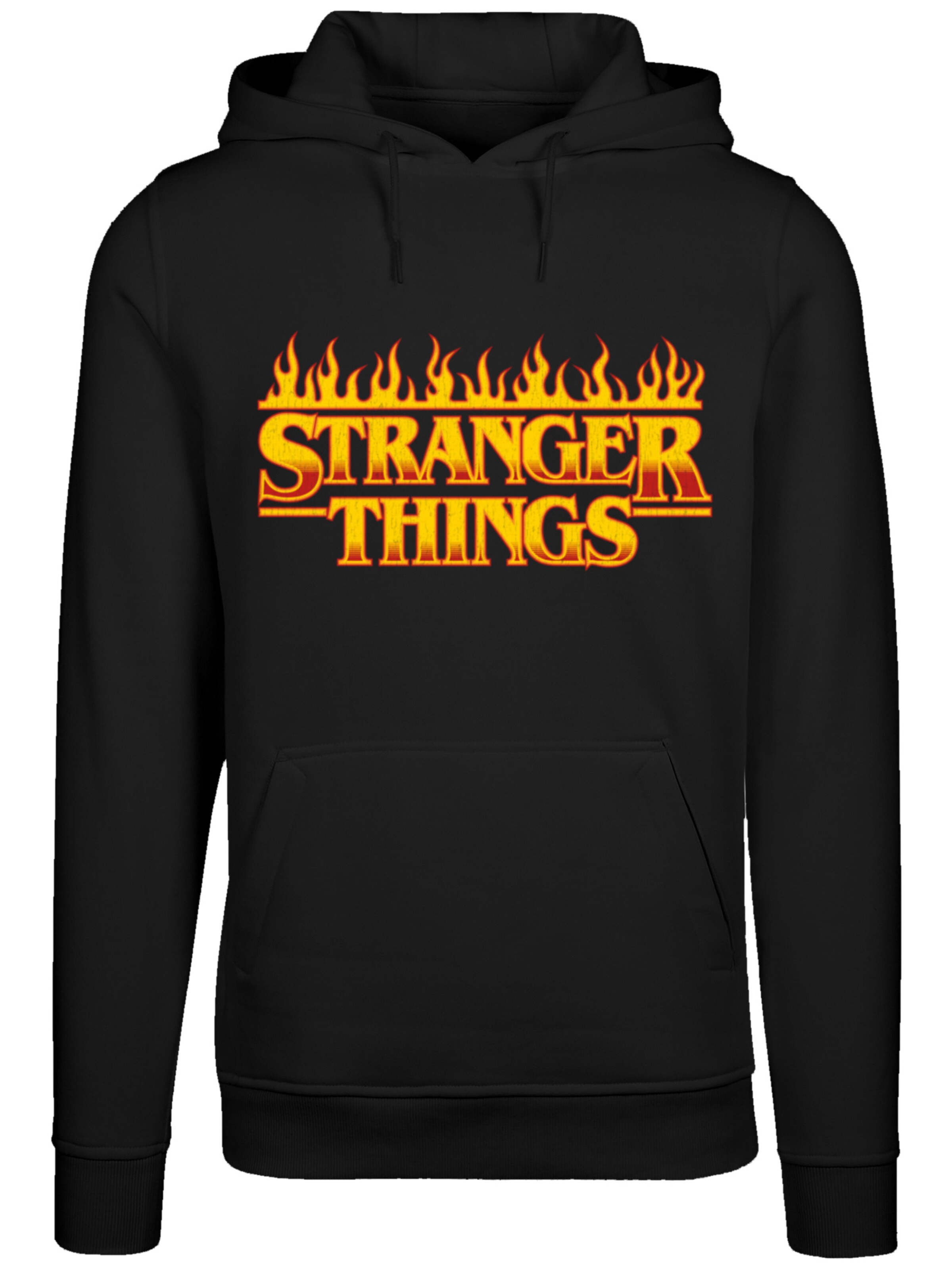 F4NT4STIC Sweatshirt 'Stranger Things Netflix TV Series' in Zwart