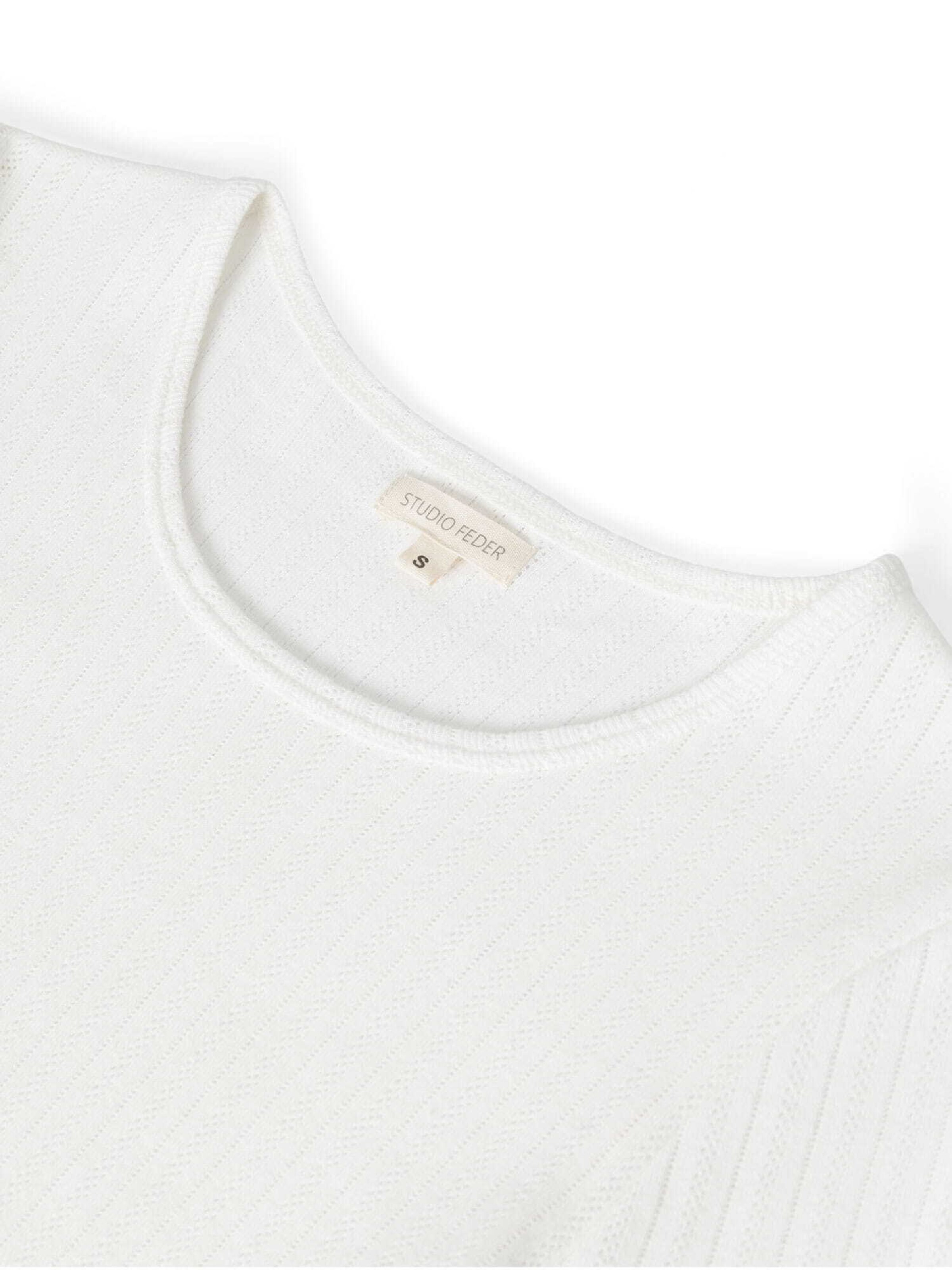 STUDIO FEDER Shirt in Weiß