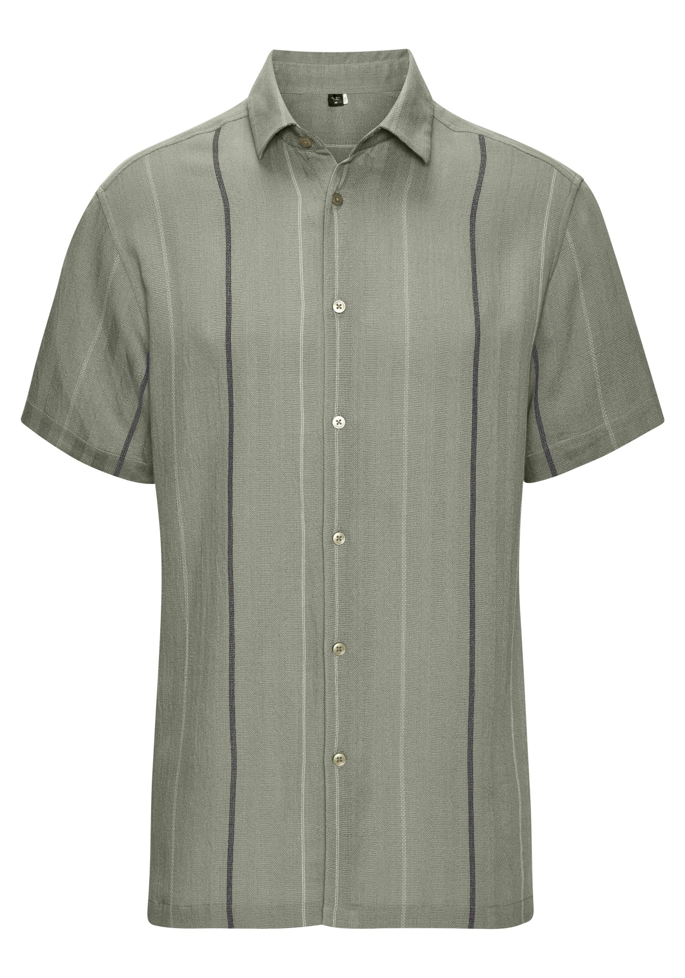 JOHN DEVIN Regular fit Button Up Shirt in Green: front