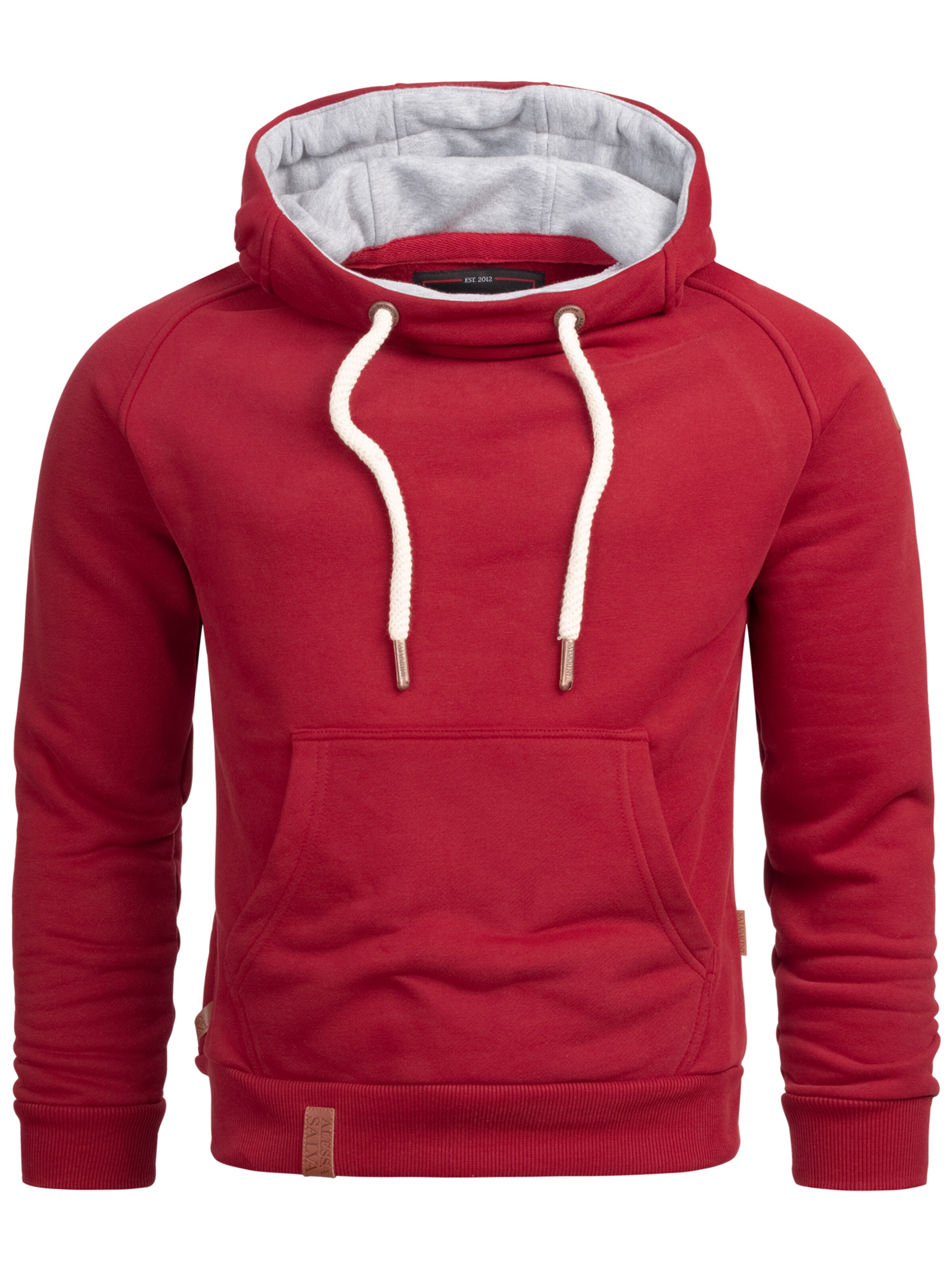 Alessandro Salvarini Sweatshirt 'Beeno' in Rood: voorkant