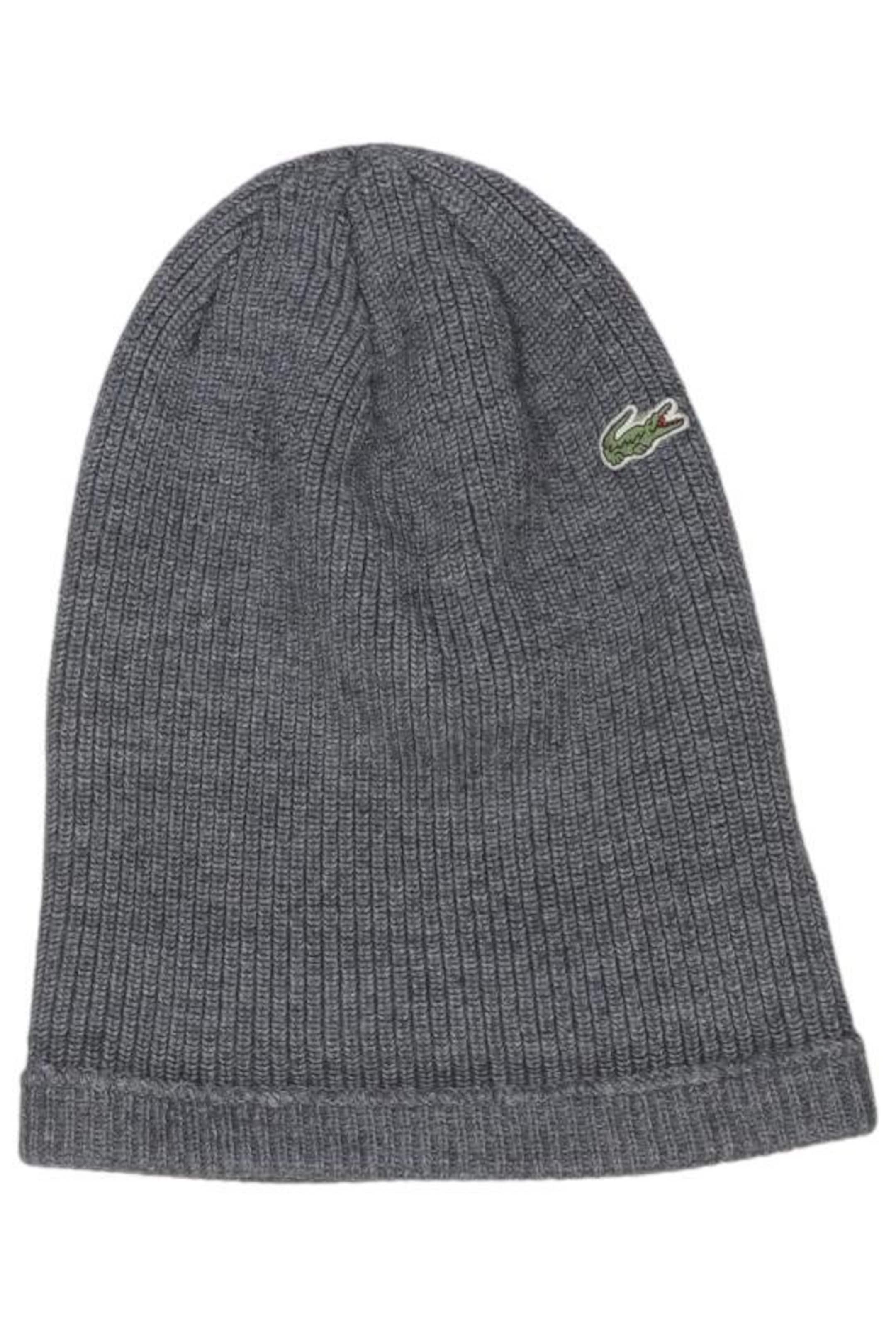 LACOSTE Hat & Cap in One size in Grey: front