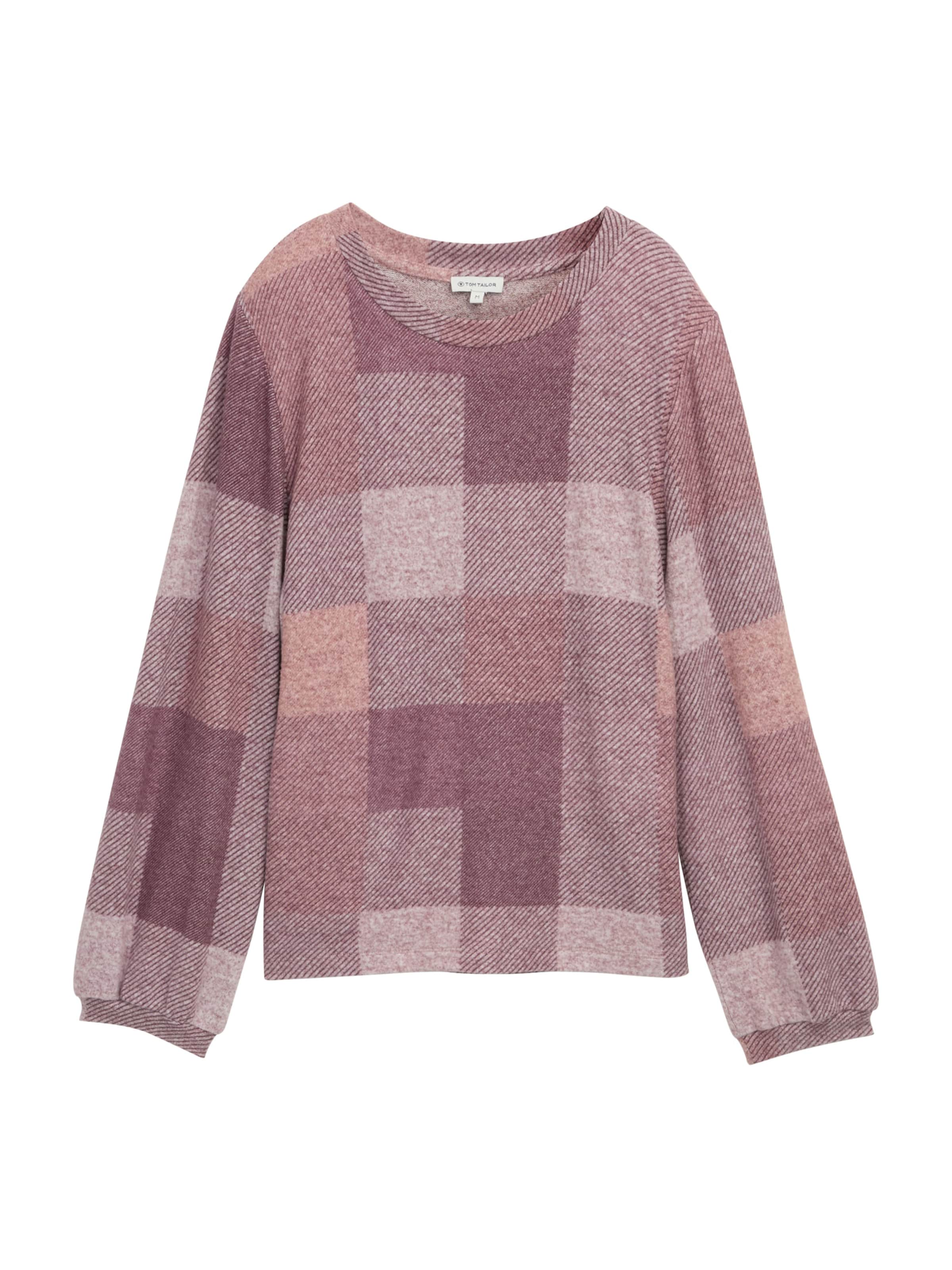 TOM TAILOR Shirt in Lila: voorkant