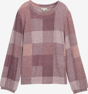 T-shirt TOM TAILOR en violet : devant