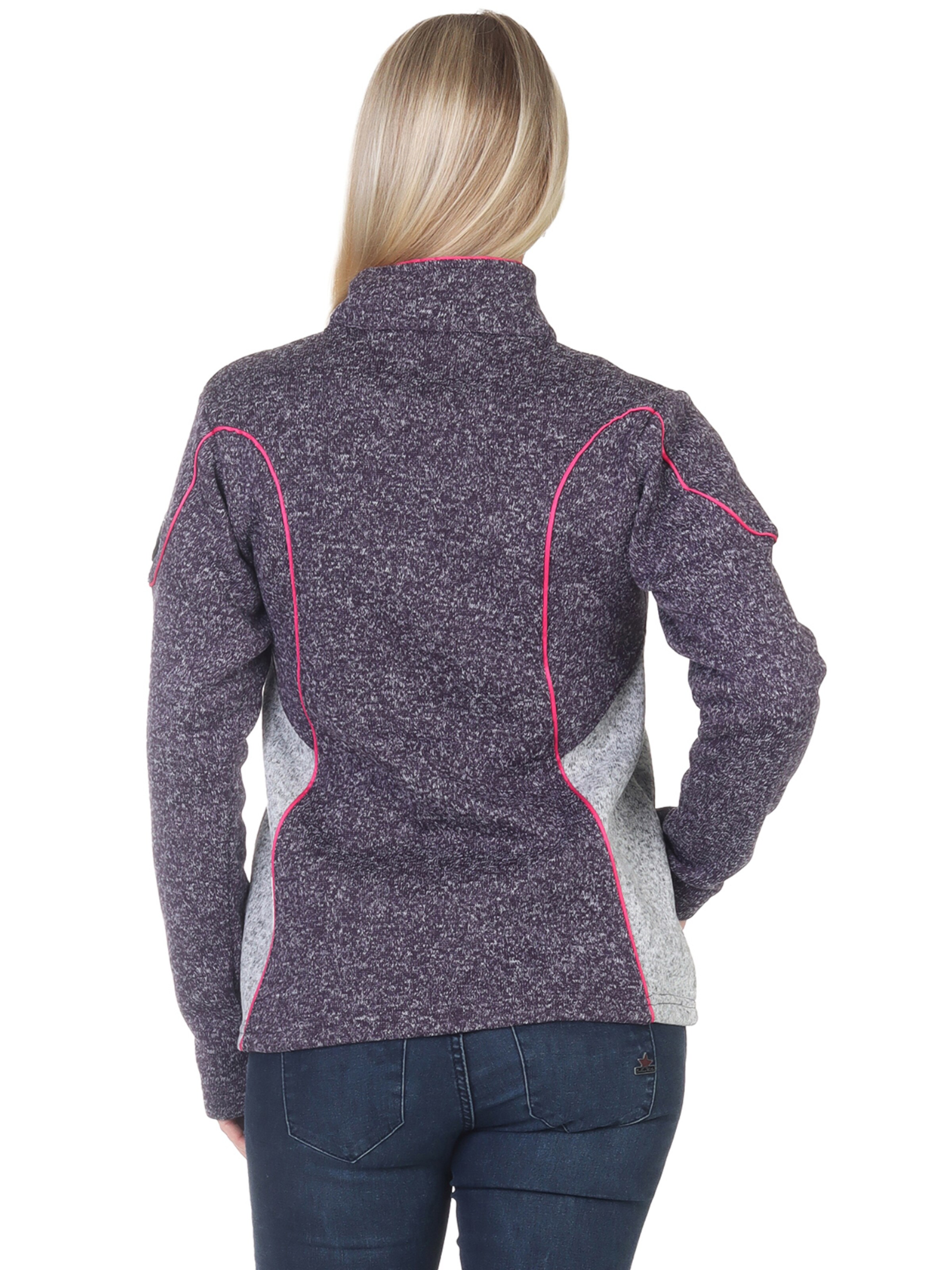 Rock Creek Fleecejacke in Grau